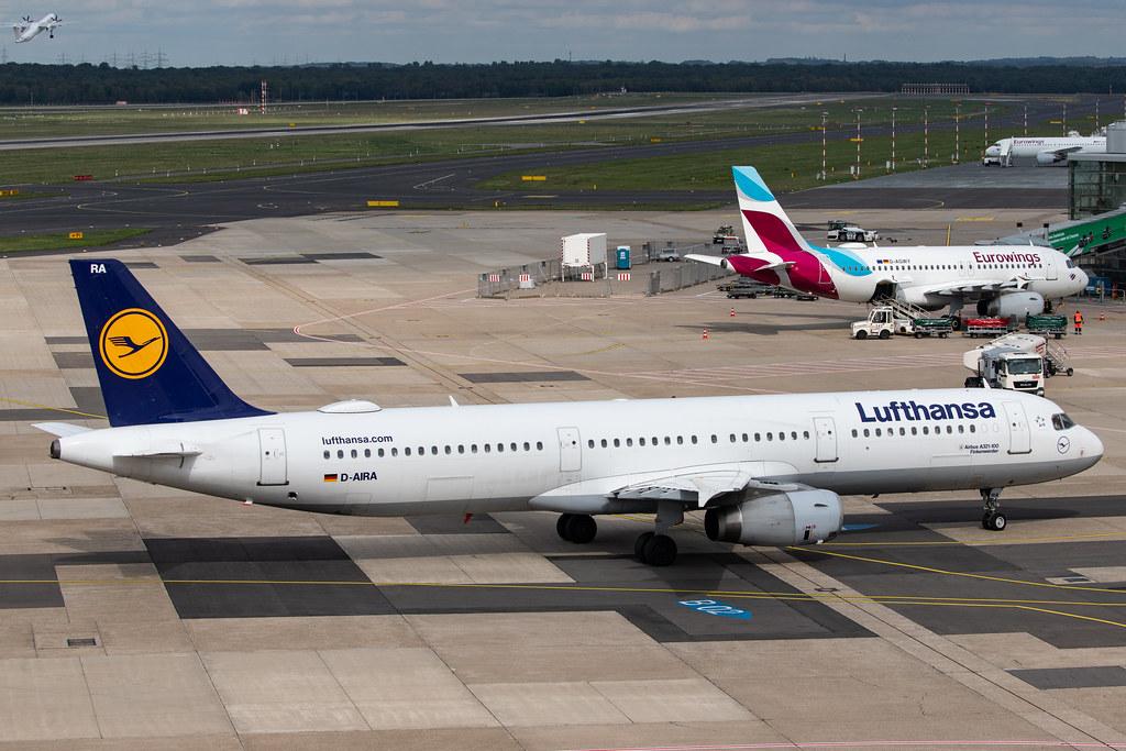 Düsseldorf Airport: Lufthansa (LH / DLH) |  Airbus A321-131 A321 | D-AIRA | MSN 0458