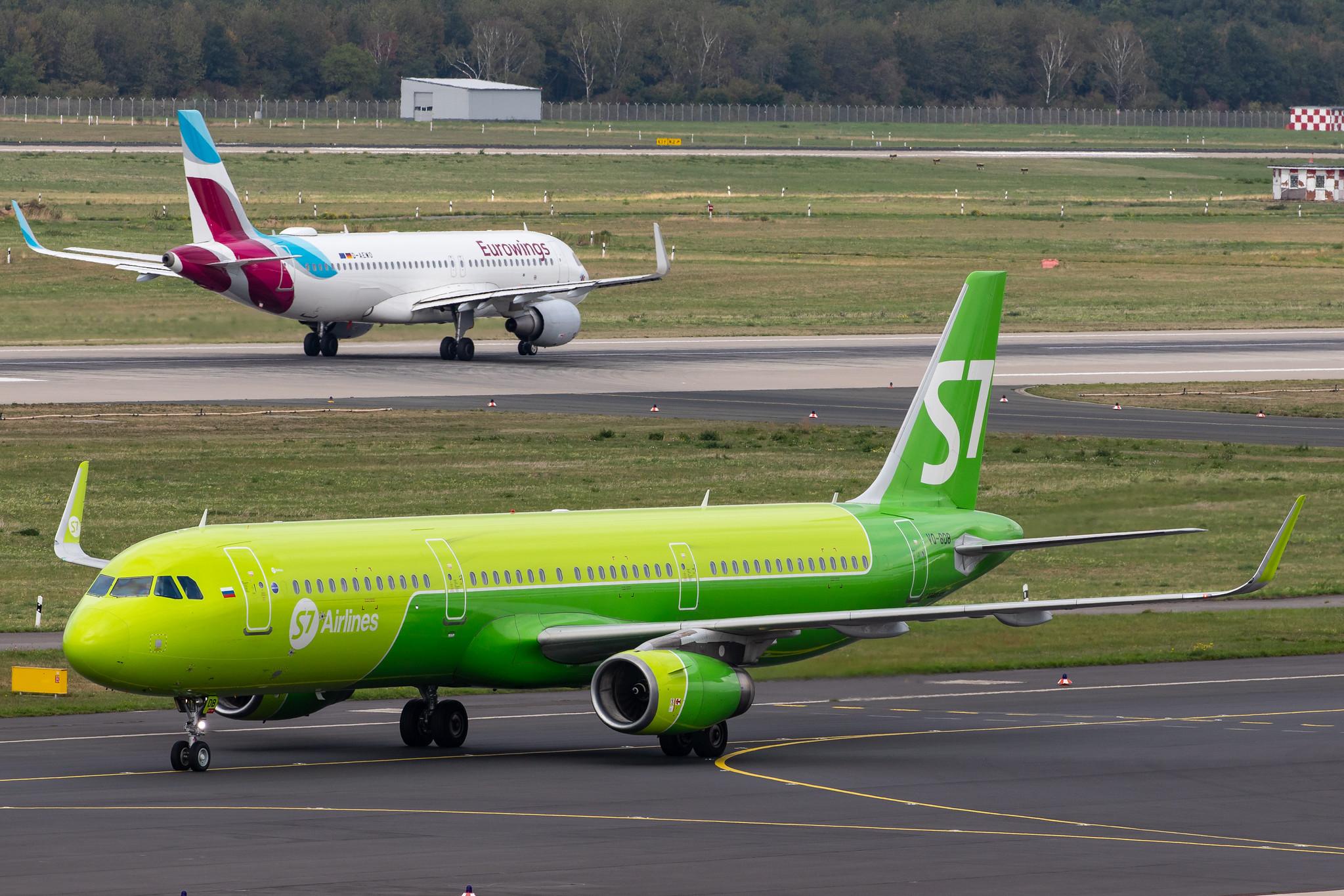 Düsseldorf Airport: S7 Airlines (S7 / SBI) |  Airbus A321-231 A321 | VQ-BDB | MSN 6734