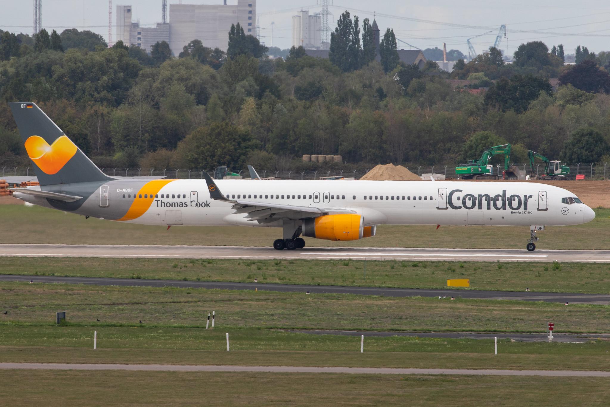 Düsseldorf Airport: Condor (DE / CFG) |  Boeing 757-330 B753 | D-ABOF | MSN 29013