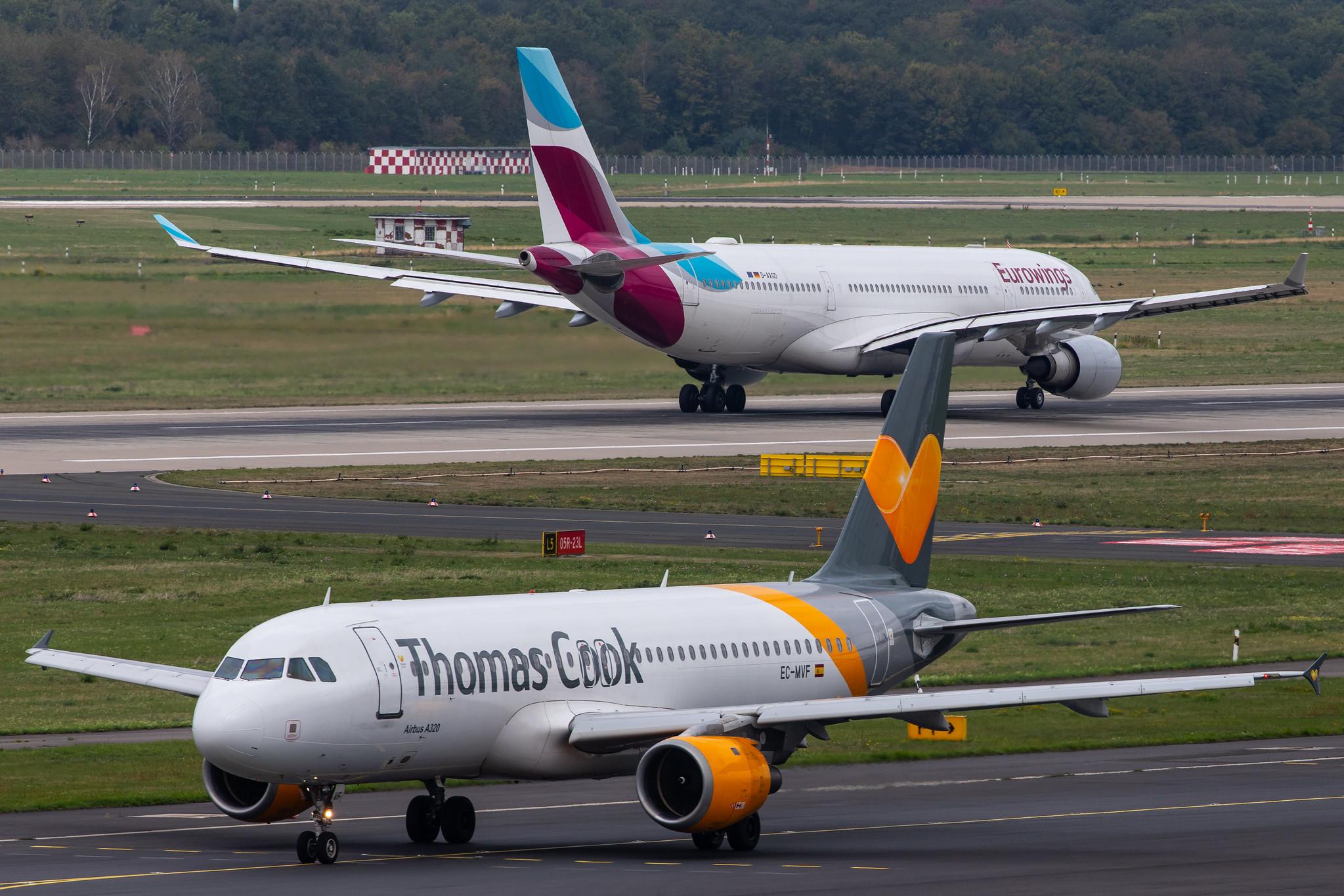 Düsseldorf Airport: Eurowings (EW / EWG) | Operator: SunExpress Deutschland |  Airbus A330-203 A332 | D-AXGD | MSN 0573