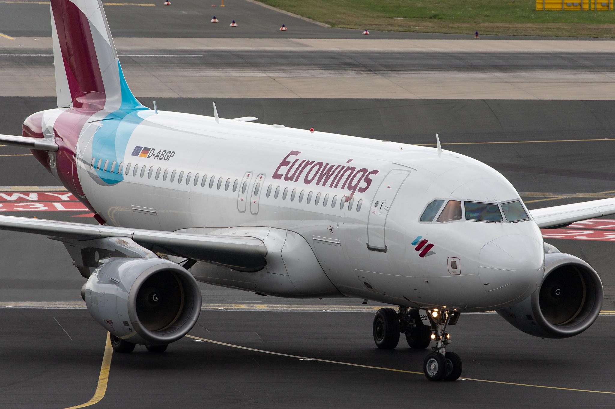 Düsseldorf Airport: Eurowings (EW / EWG) |  Airbus A319-112 A319 | D-ABGP | MSN 3728