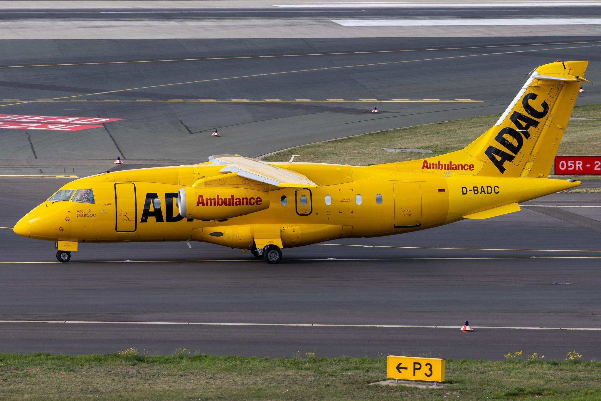Düsseldorf Airport: Aero-Dienst (/ ADN) |  Dornier 328-310 JET J328 | D-BADC | MSN 3216