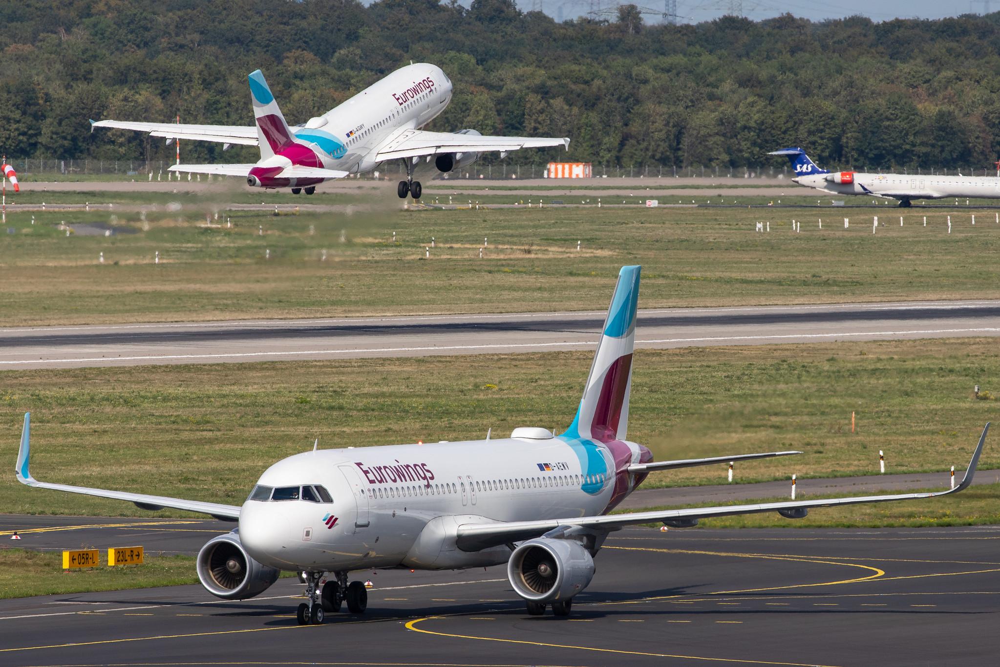 Düsseldorf Airport: Eurowings (EW / EWG) |  Airbus A320-214 A320 | D-AEWV | MSN 7545