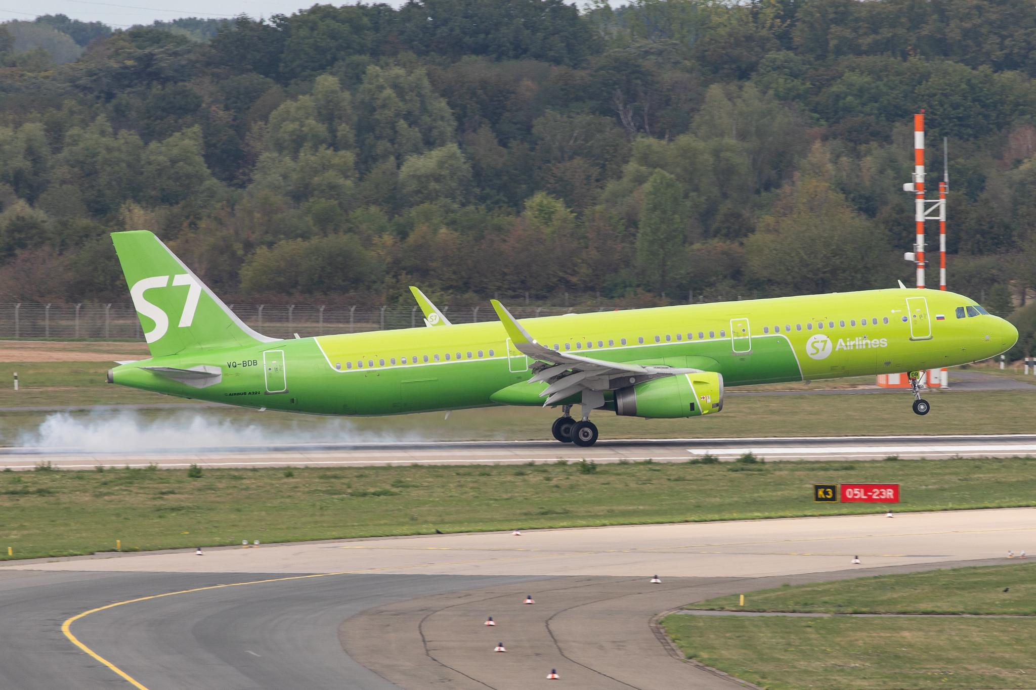 Düsseldorf Airport: S7 Airlines (S7 / SBI) |  Airbus A321-231 A321 | VQ-BDB | MSN 6734