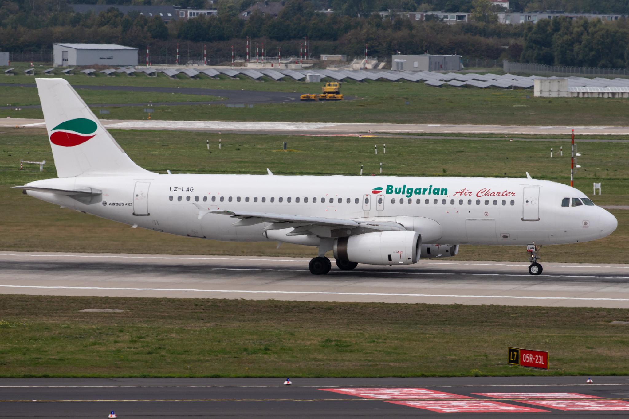 Düsseldorf Airport: Bulgarian Air Charter (1T / BUC) |  Airbus A320-231 A320 | LZ-LAG | MSN 321