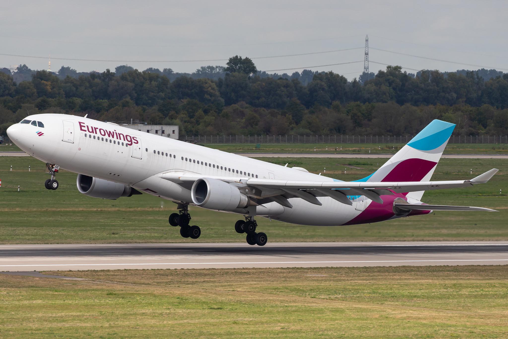 Düsseldorf Airport: Eurowings (EW / EWG) | Operator: SunExpress Deutschland |  Airbus A330-203 A332 | D-AXGE | MSN 0612