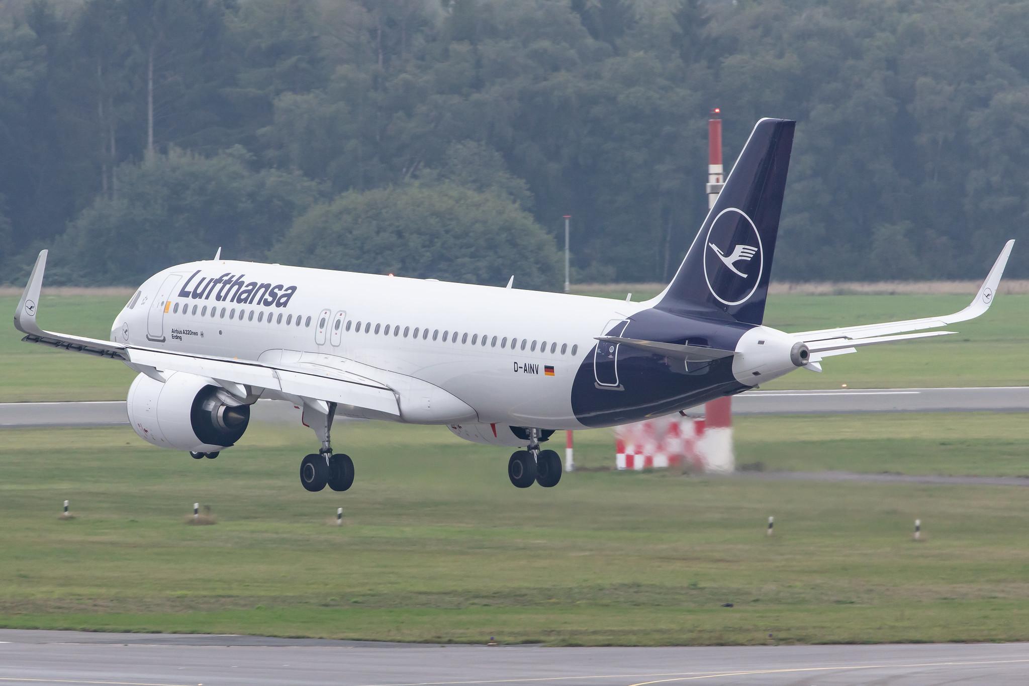 Hamburg Airport: Lufthansa (LH / DLH) |  Airbus A320-271N A20N | D-AINV | MSN 9071