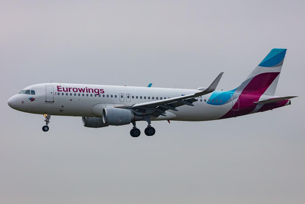 Hamburg Airport: Eurowings (EW / EWG) |  Airbus A320-214 A320 | D-AIZS | MSN 5557