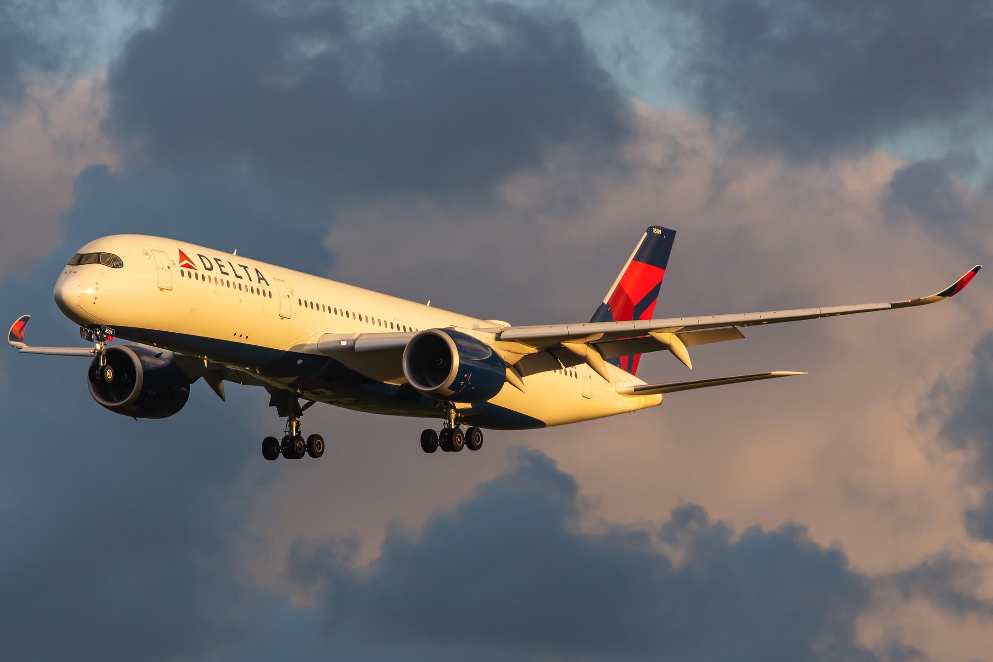 Amsterdam Airport Schiphol: Delta Air Lines (DL / DAL) |  Airbus A350-941 A359 | N509DN | MSN 199