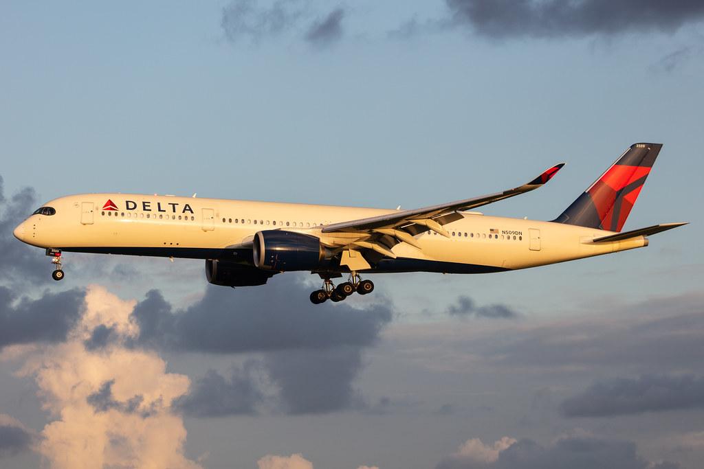 Amsterdam Airport Schiphol: Delta Air Lines (DL / DAL) |  Airbus A350-941 A359 | N509DN | MSN 199