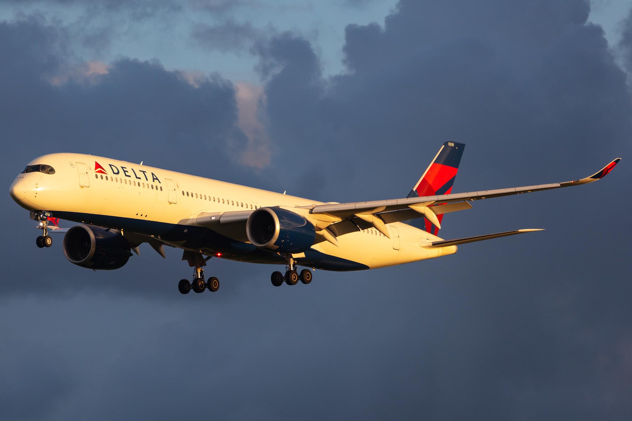 Amsterdam Airport Schiphol: Delta Air Lines (DL / DAL) |  Airbus A350-941 A359 | N510DN | MSN 204