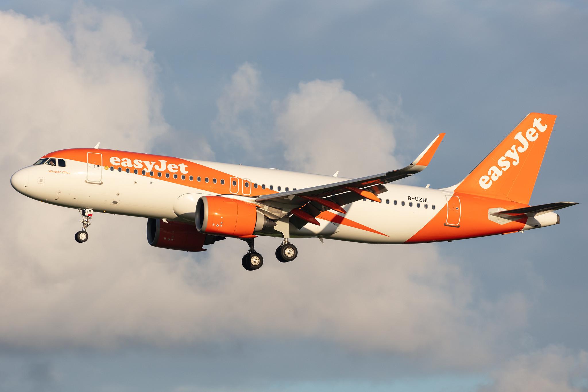Amsterdam Airport Schiphol: easyJet (U2 / EZY) |  Airbus A320-251N A20N | G-UZHI | MSN 8304