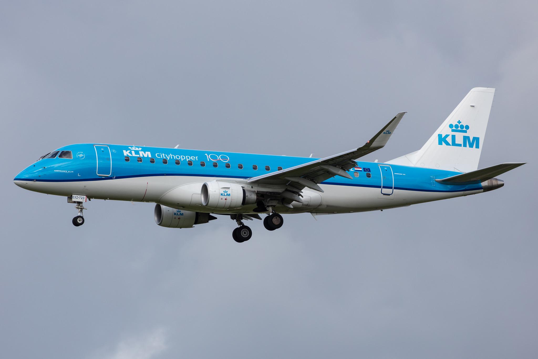 Amsterdam Airport Schiphol: KLM (KL / KLM) | Operator: KLM Cityhopper |  Embraer E175STD E75L | PH-EXZ | MSN 17000723