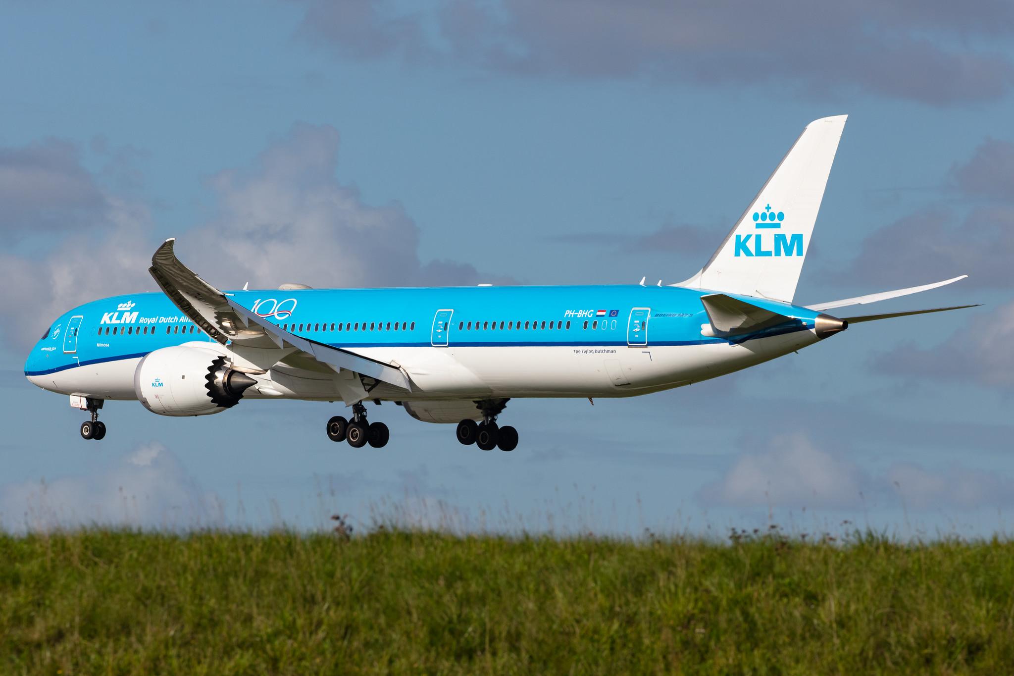 Amsterdam Airport Schiphol: KLM (KL / KLM) |  Boeing 787-9 Dreamliner B789 | PH-BHG | MSN 38766