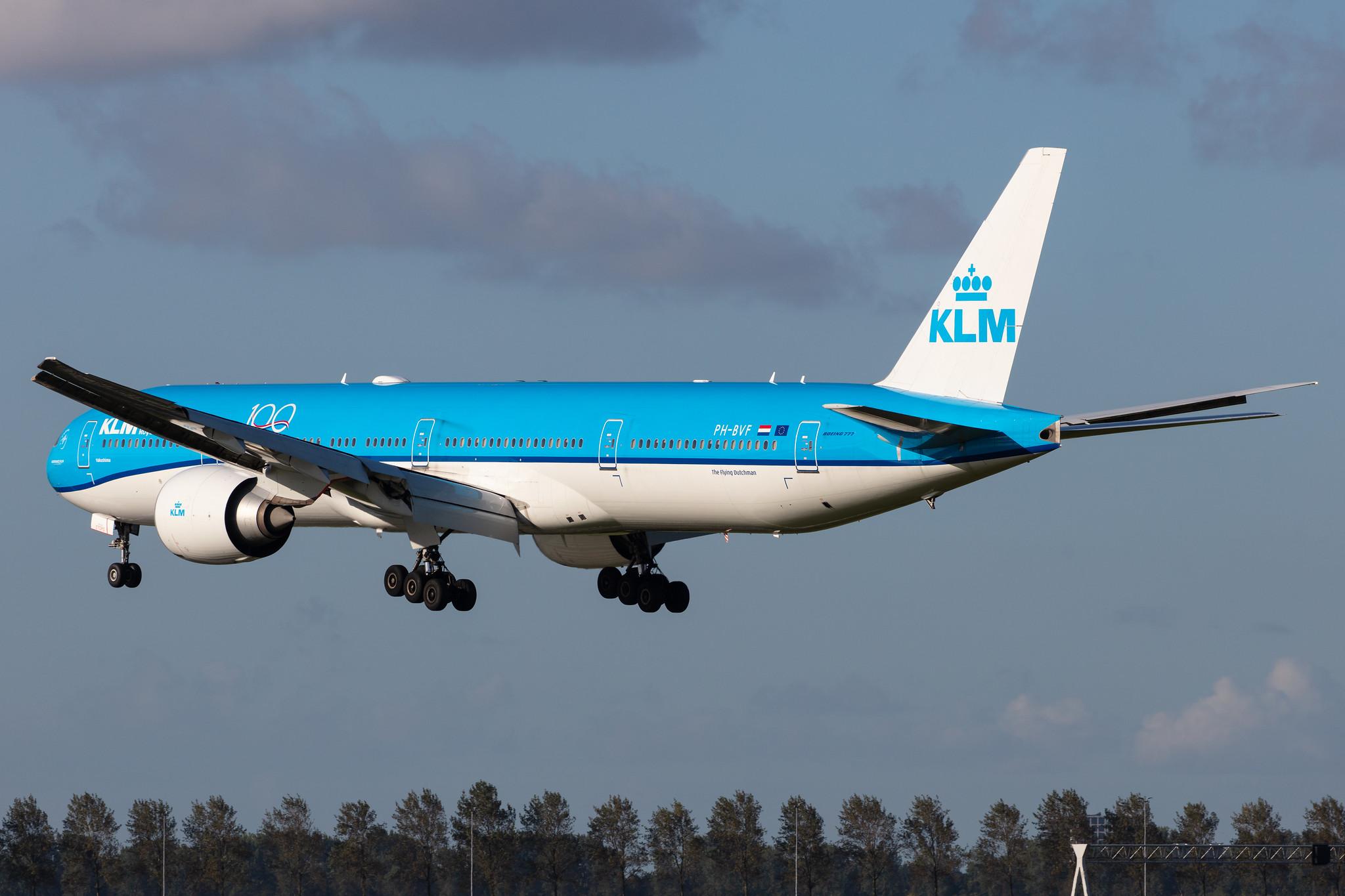 Amsterdam Airport Schiphol: KLM (KL / KLM) |  Boeing 777-306(ER) B77W | PH-BVF | MSN 39972