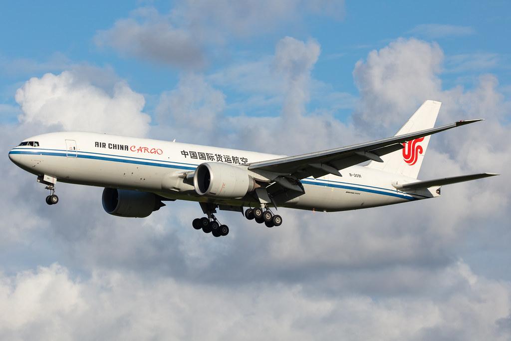 Amsterdam Airport Schiphol: Air China Cargo (/ CAO) |  Boeing 777-FFT B77L | B-2091 | MSN 44682