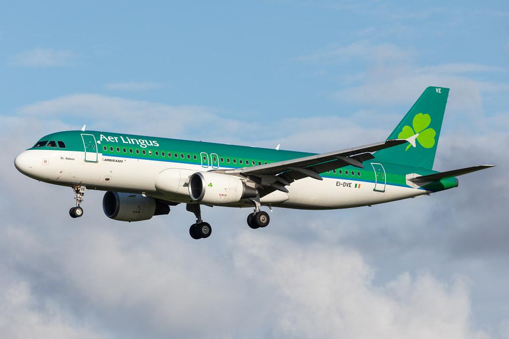 Amsterdam Airport Schiphol: Aer Lingus (EI / EIN) |  Airbus A320-214 A320 | EI-DVE | MSN 3129