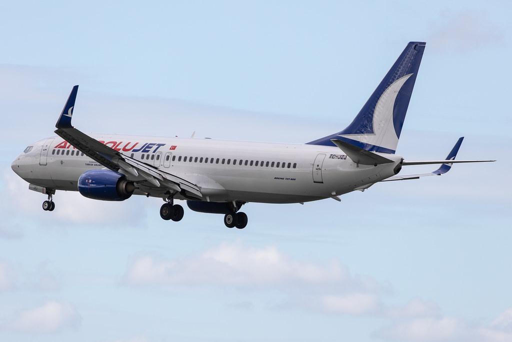 Amsterdam Airport Schiphol: AnadoluJet (TK / THY) | Operator: Turkish Airlines |  Boeing 737-8AS B738 | TC-JZJ | MSN 34995