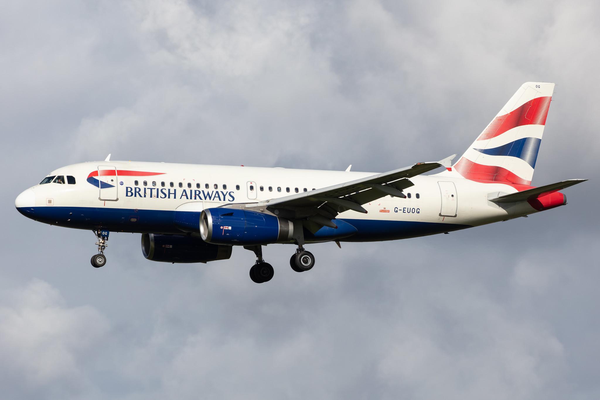 Amsterdam Airport Schiphol: British Airways (BA / BAW) |  Airbus A319-131 A319 | G-EUOG | MSN 1594