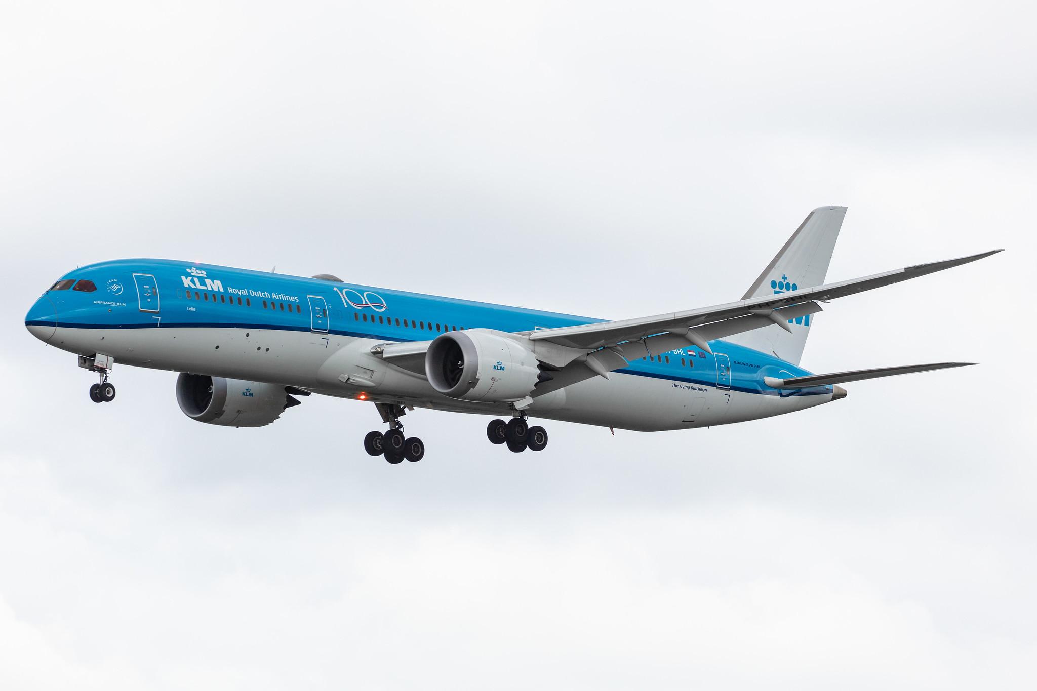 Amsterdam Airport Schiphol: KLM (KL / KLM) |  Boeing 787-9 Dreamliner B789 | PH-BHL | MSN 38775