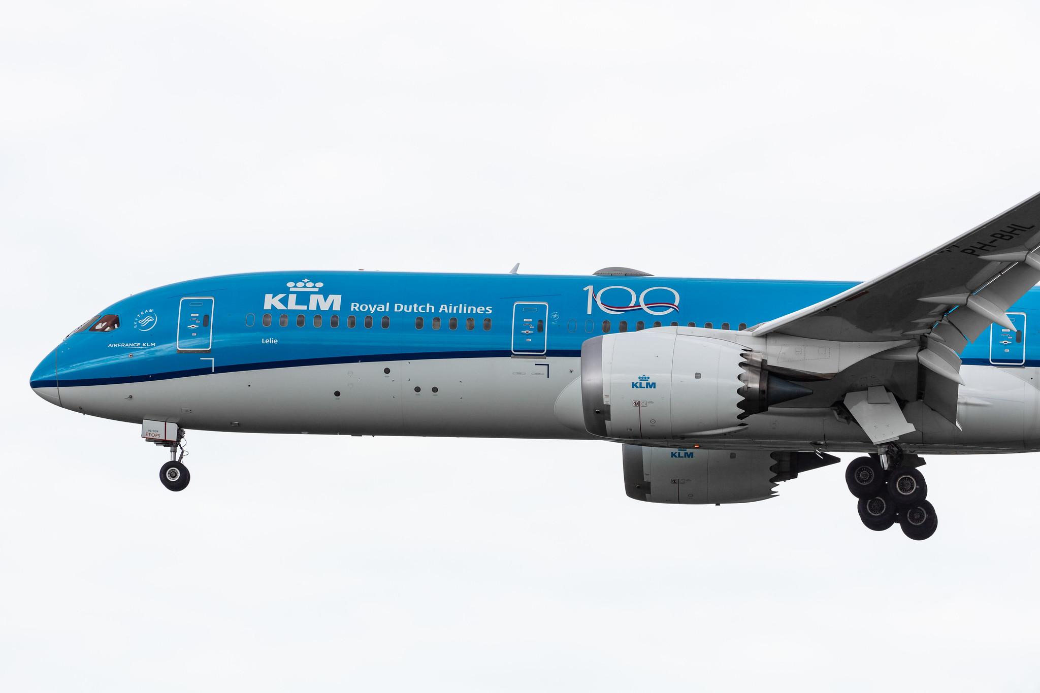 Amsterdam Airport Schiphol: KLM (KL / KLM) |  Boeing 787-9 Dreamliner B789 | PH-BHL | MSN 38775