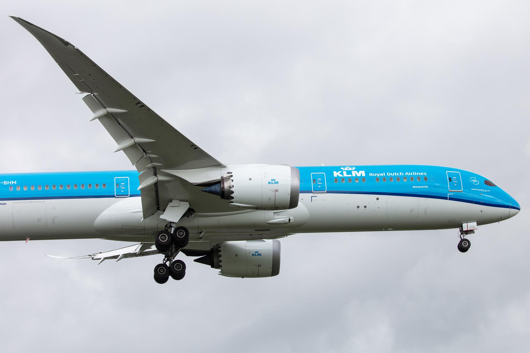 Amsterdam Airport Schiphol: KLM (KL / KLM) |  Boeing 787-9 Dreamliner B789 | PH-BHM | MSN 38776