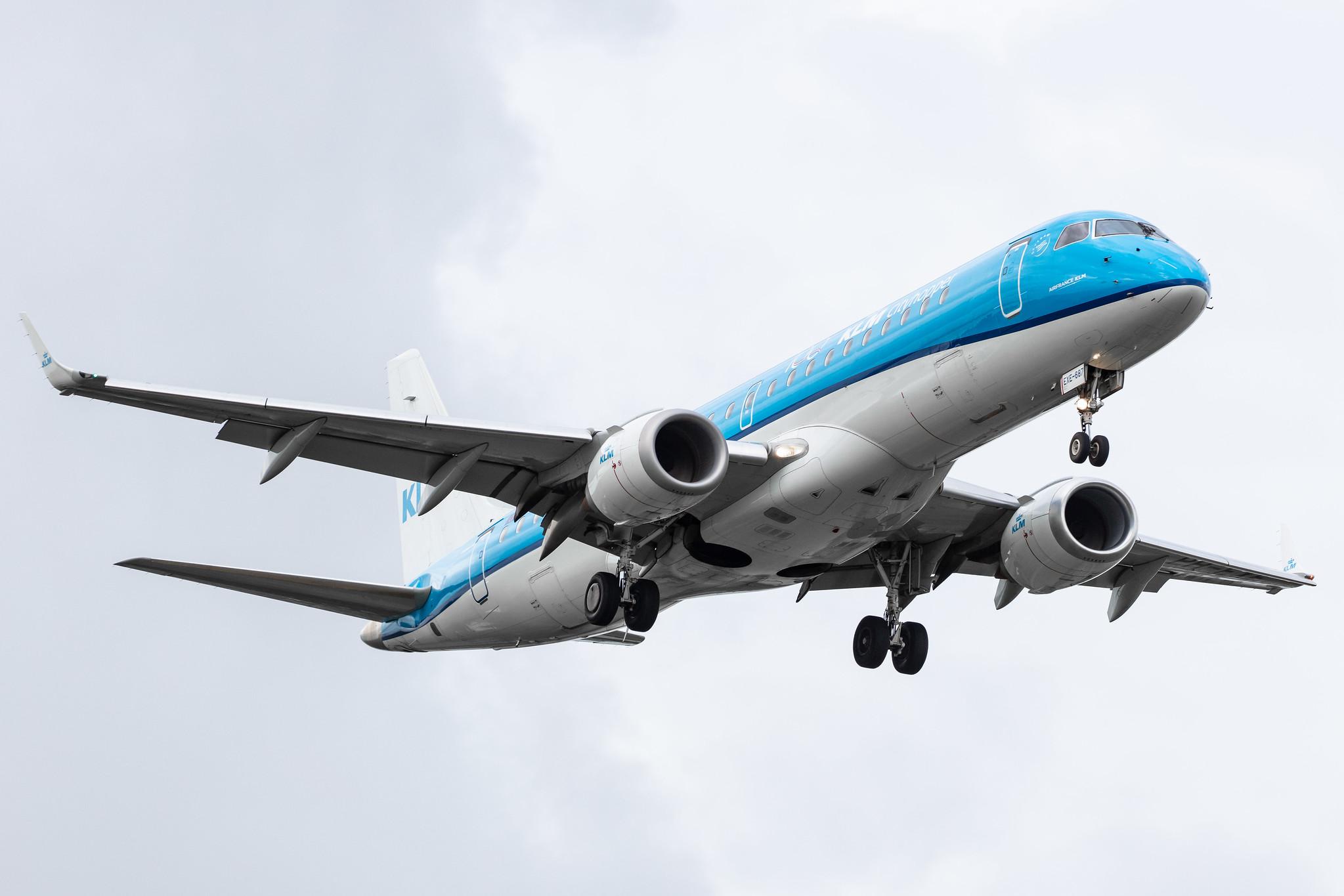 Amsterdam Airport Schiphol: KLM (KL / KLM) | Operator: KLM Cityhopper |  Embraer E190STD E190 | PH-EXE | MSN 19000687