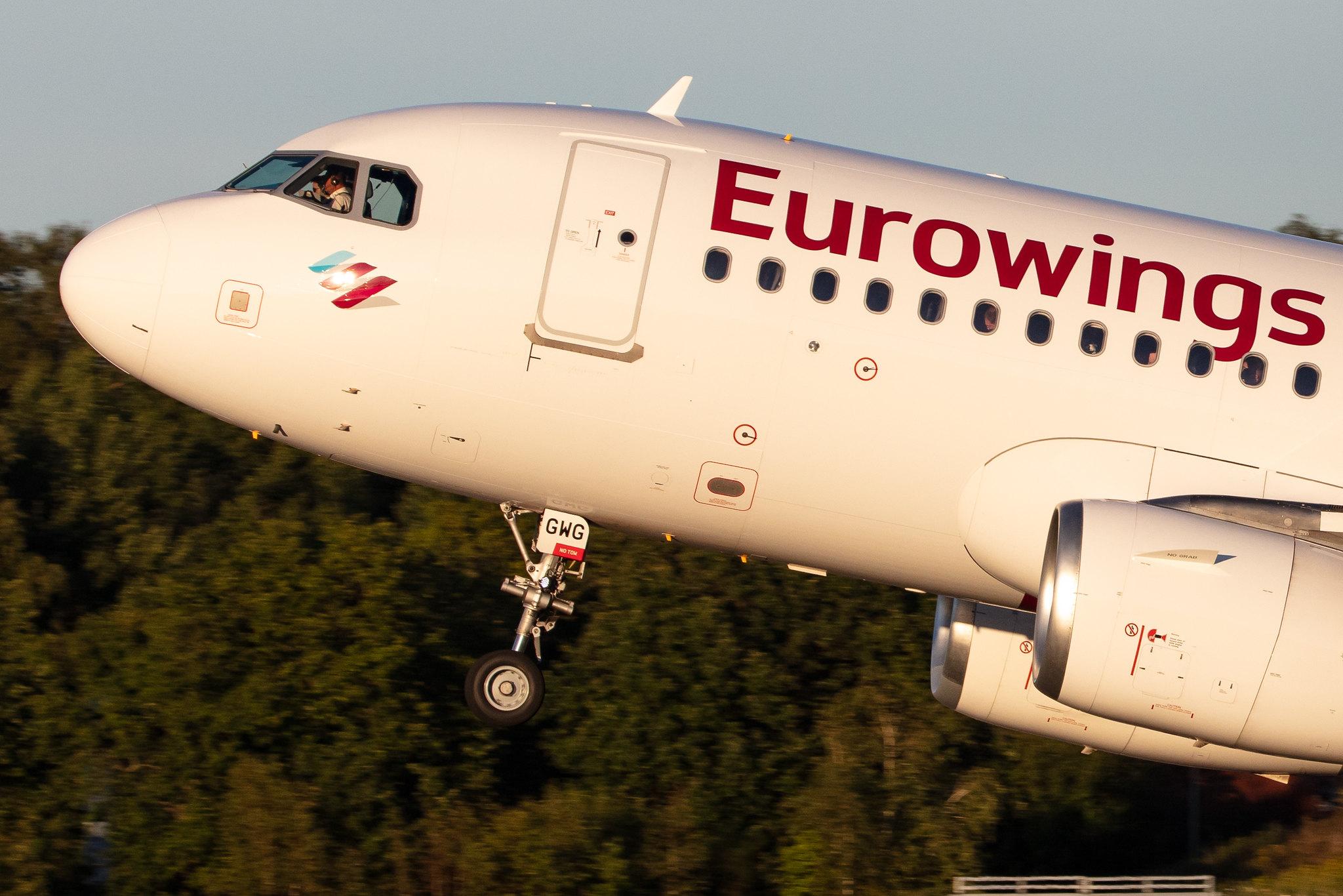 Hamburg Airport: Eurowings (EW / EWG) |  Airbus A319-132 A319 | D-AGWG | MSN 3193