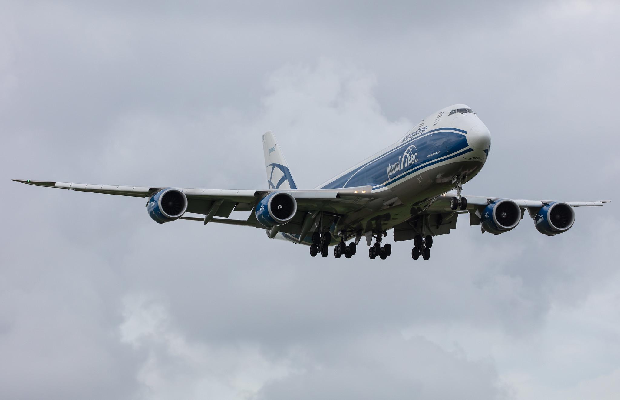 Amsterdam Airport Schiphol: AirBridgeCargo (RU / ABW) | Operator: AirBridgeCargo Airlines |  Boeing 747-8HV(F) B748 | VP-BBP | MSN 63659