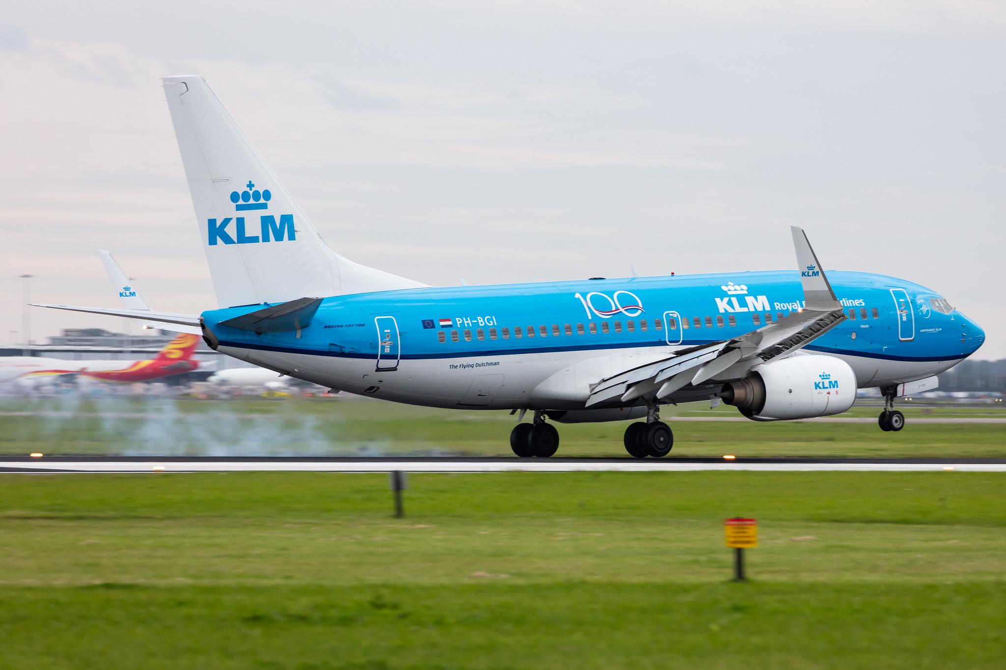 Amsterdam Airport Schiphol: KLM (KL / KLM) |  Boeing 737-7K2 B737 | PH-BGI | MSN 30364