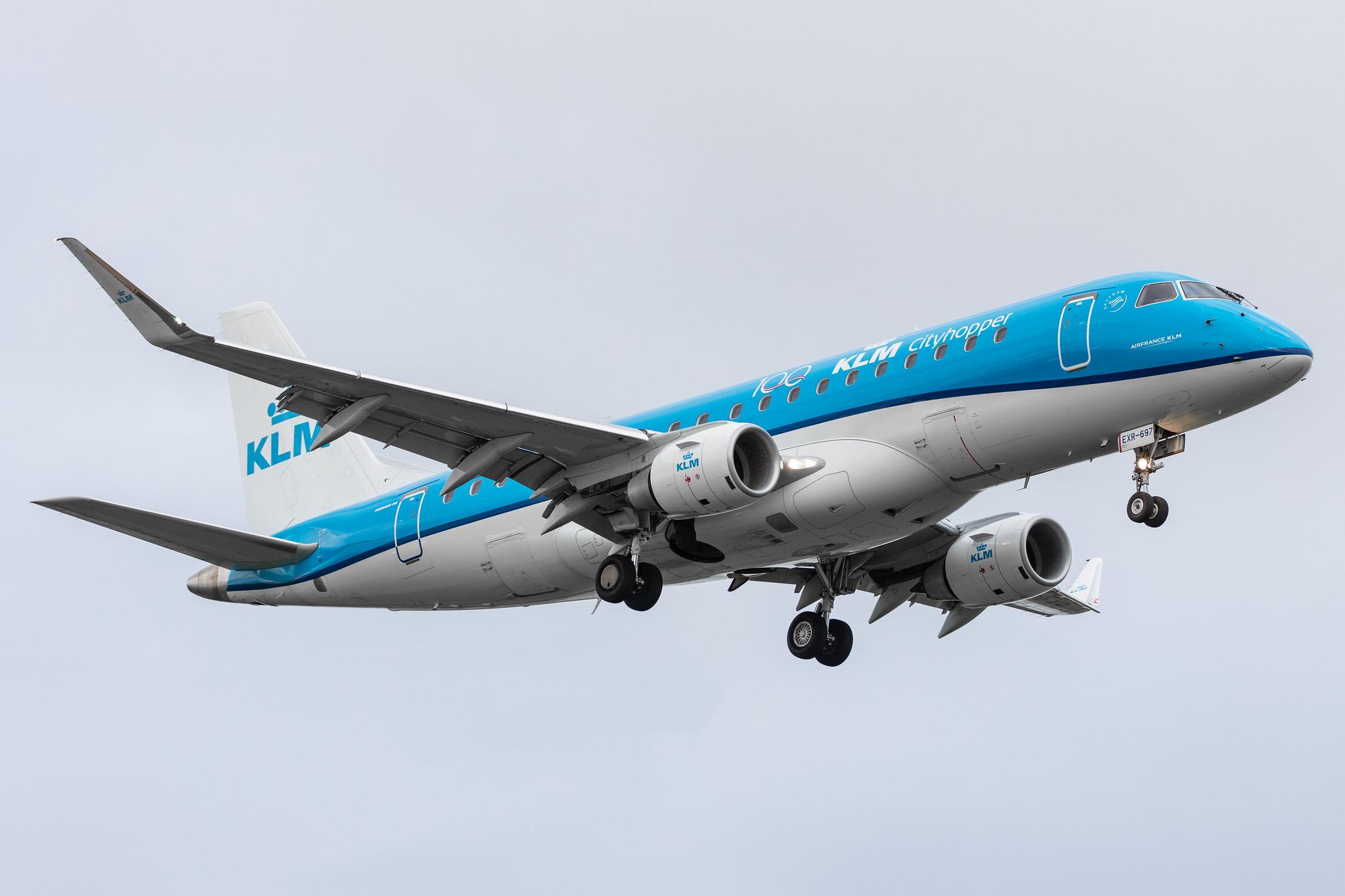 Amsterdam Airport Schiphol: KLM (KL / KLM) | Operator: KLM Cityhopper |  Embraer E175STD E75L | PH-EXR | MSN 17000697