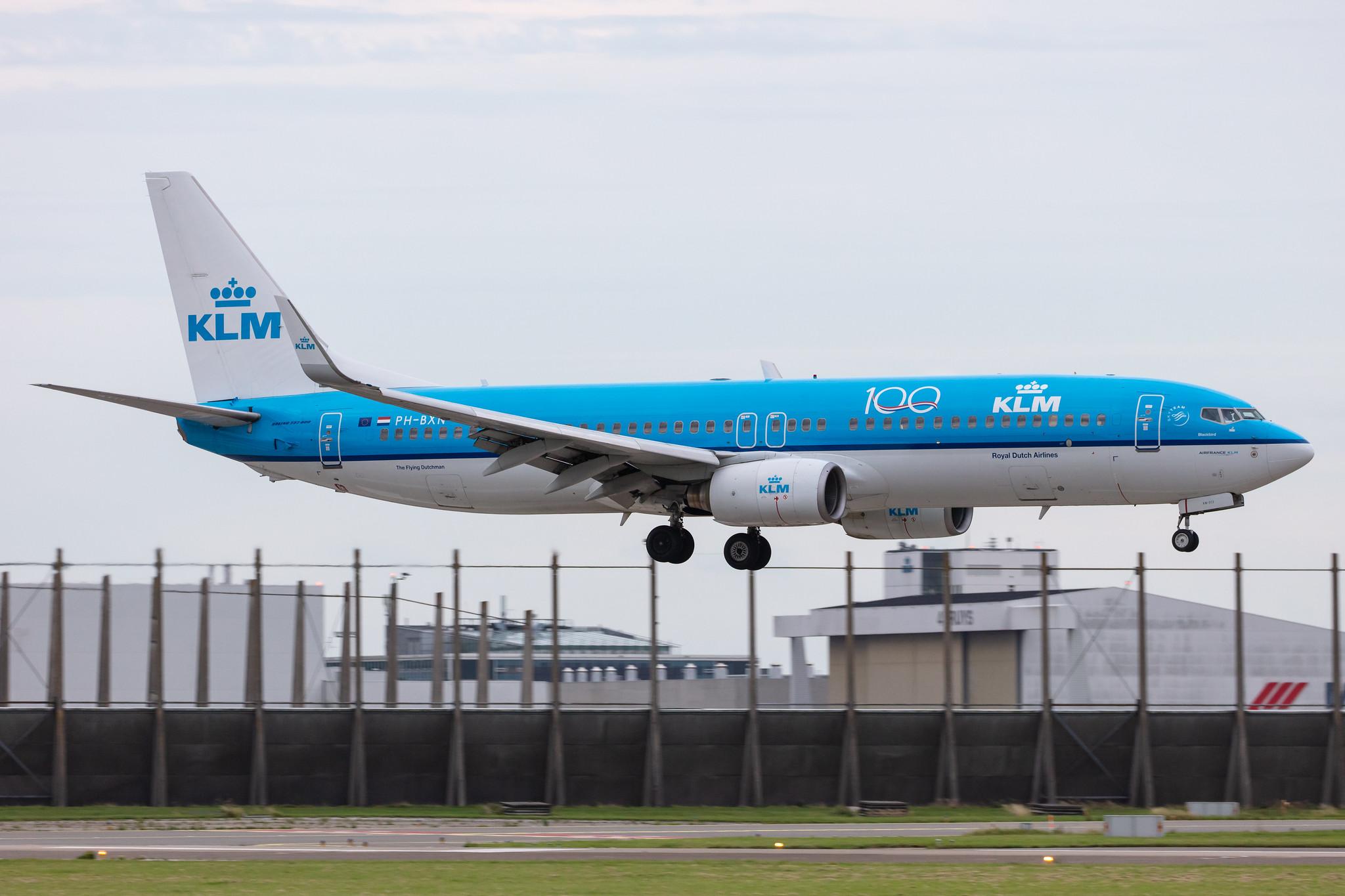 Amsterdam Airport Schiphol: KLM (KL / KLM) |  Boeing 737-8K2 B738 | PH-BXN | MSN 30356