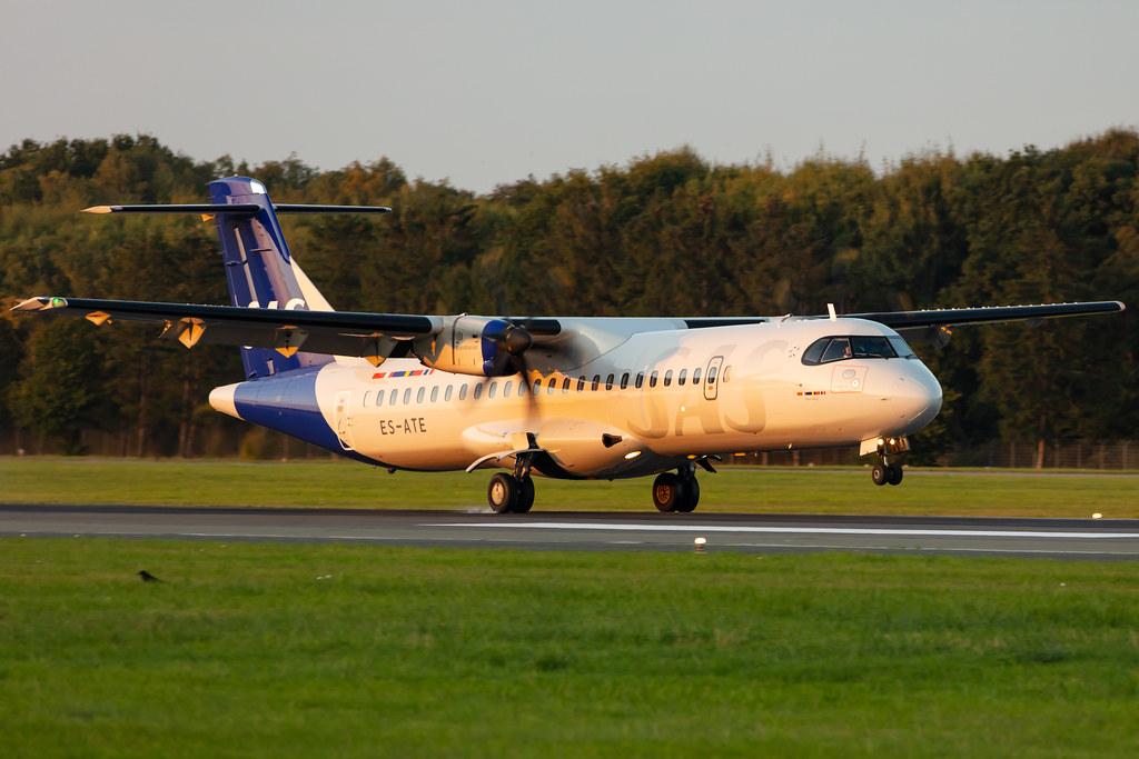 Hamburg Airport: SAS (SK / SAS) | Operator: Xfly |  ATR 72-600 AT76 | ES-ATE | MSN 1120