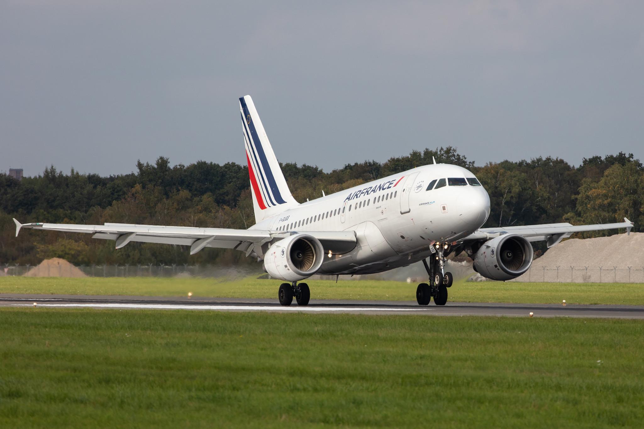Hamburg Airport: Air France (AF / AFR) |  Airbus A318-111 A318 | F-GUGB | MSN 2059