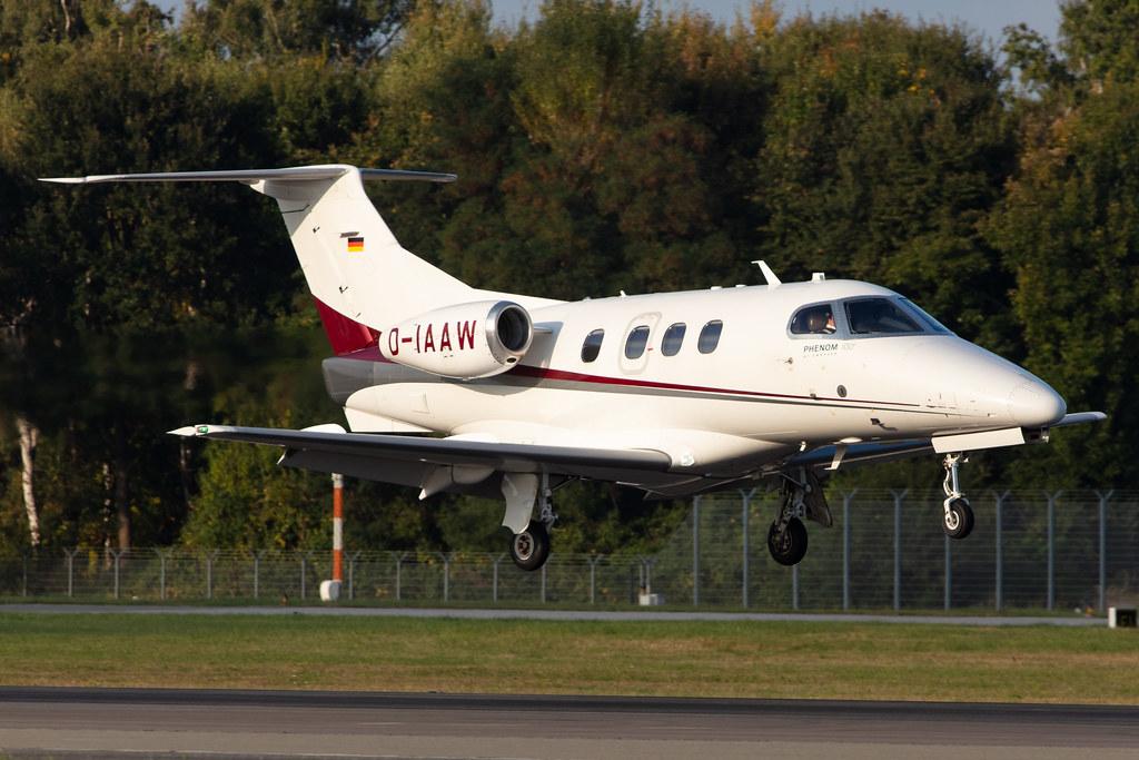 Hamburg Airport: Arcus-Air (/ AZE) | Operator: Arcus Air |  Embraer Phenom 100 E50P | D-IAAW | MSN 50000245