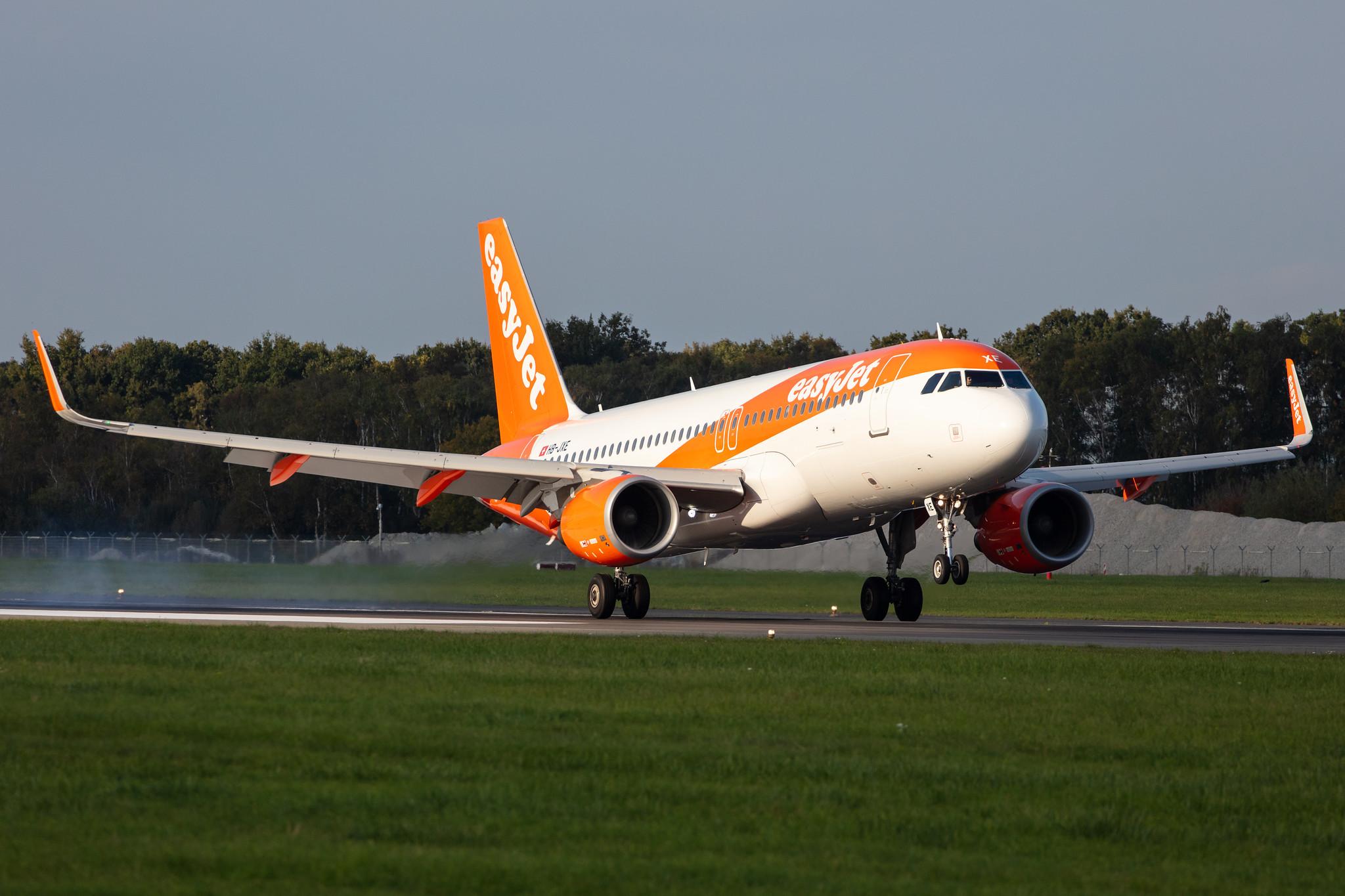 Hamburg Airport: easyJet (U2 / EZY) | Operator: easyJet Switzerland |  Airbus A320-214 A320 | HB-JXE | MSN 5785