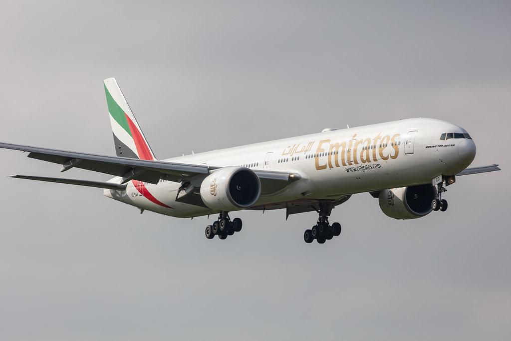 Hamburg Airport: Emirates (EK / UAE) |  Boeing 777-31H(ER) B77W | A6-EGG | MSN 41070