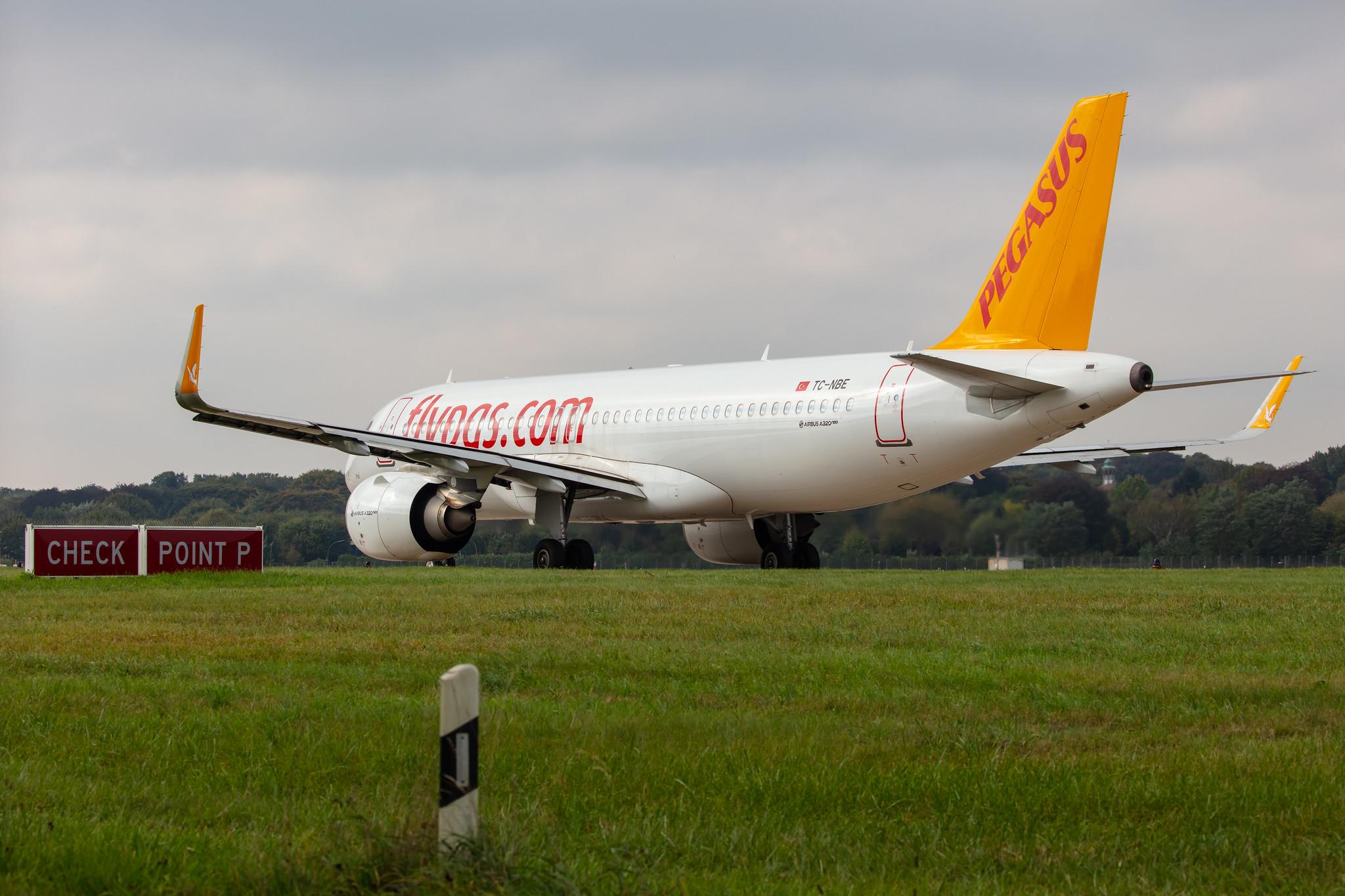 Hamburg Airport: Pegasus Airlines (PC / PGT) |  Airbus A320-251N A20N | TC-NBE | MSN 7380