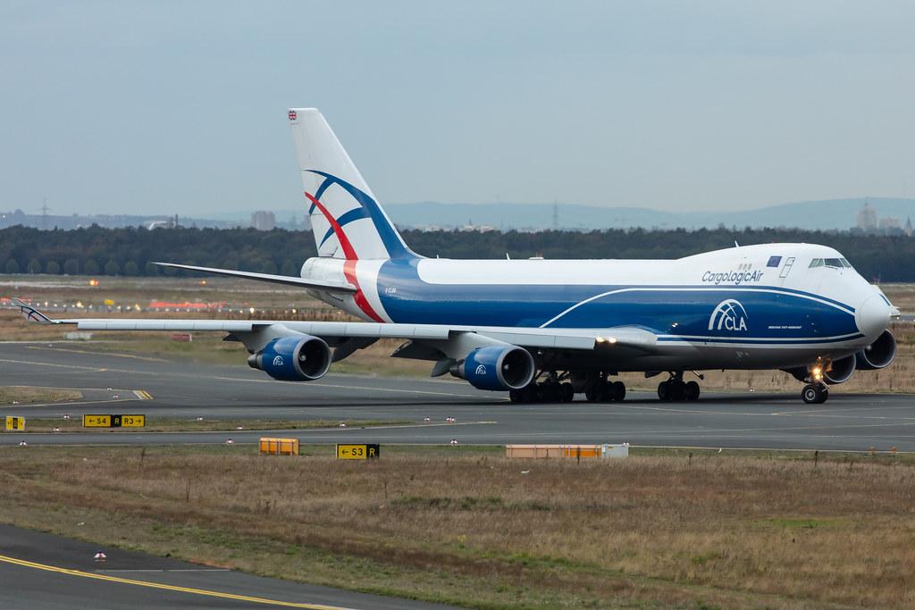 Frankfurt Airport: CargoLogicAir (P3 / CLU) |  Boeing 747-428F(ER) B744 | G-CLBA | MSN 32870