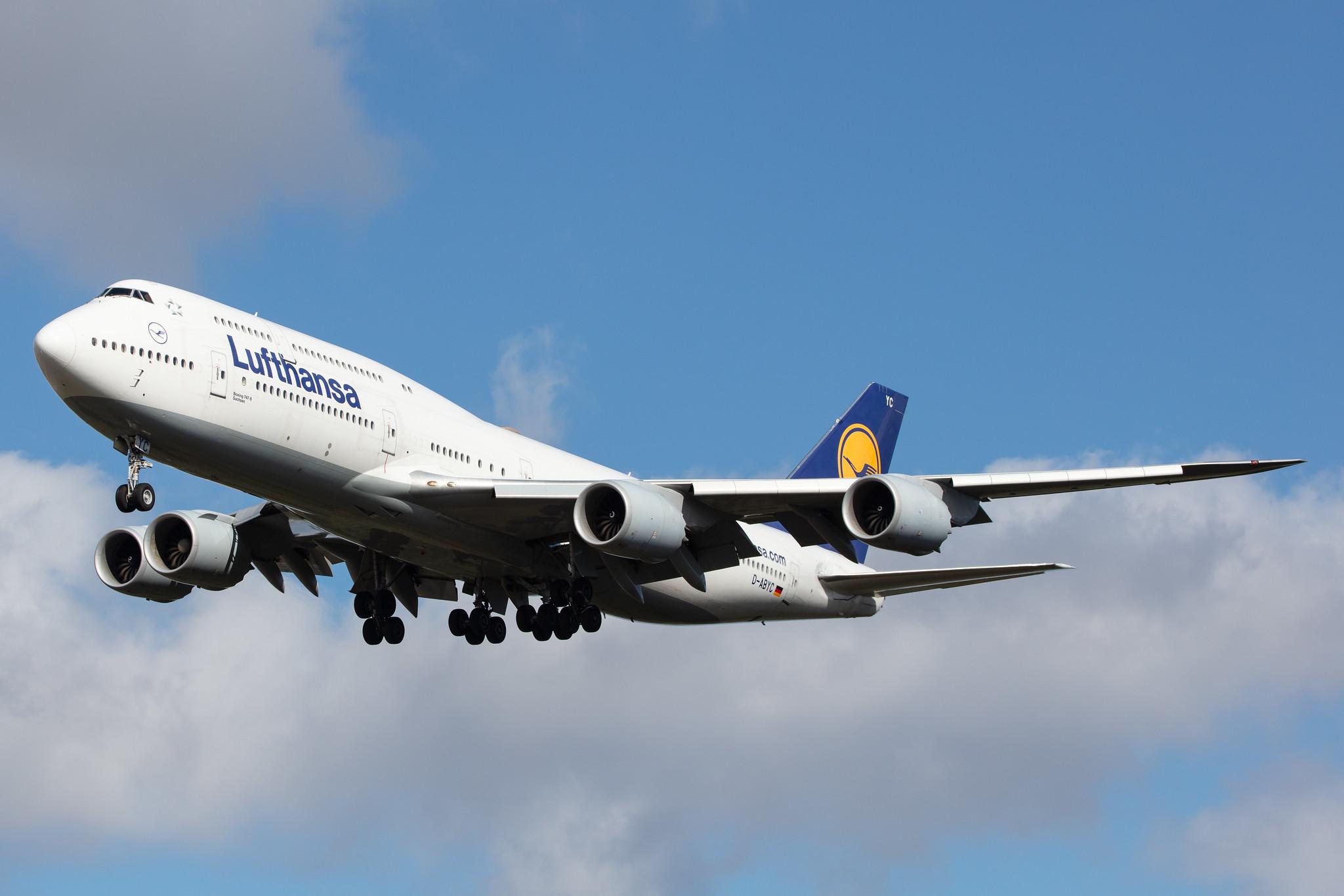 Frankfurt Airport: Lufthansa (LH / DLH) |  Boeing 747-830 B748 | D-ABYC | MSN 37828