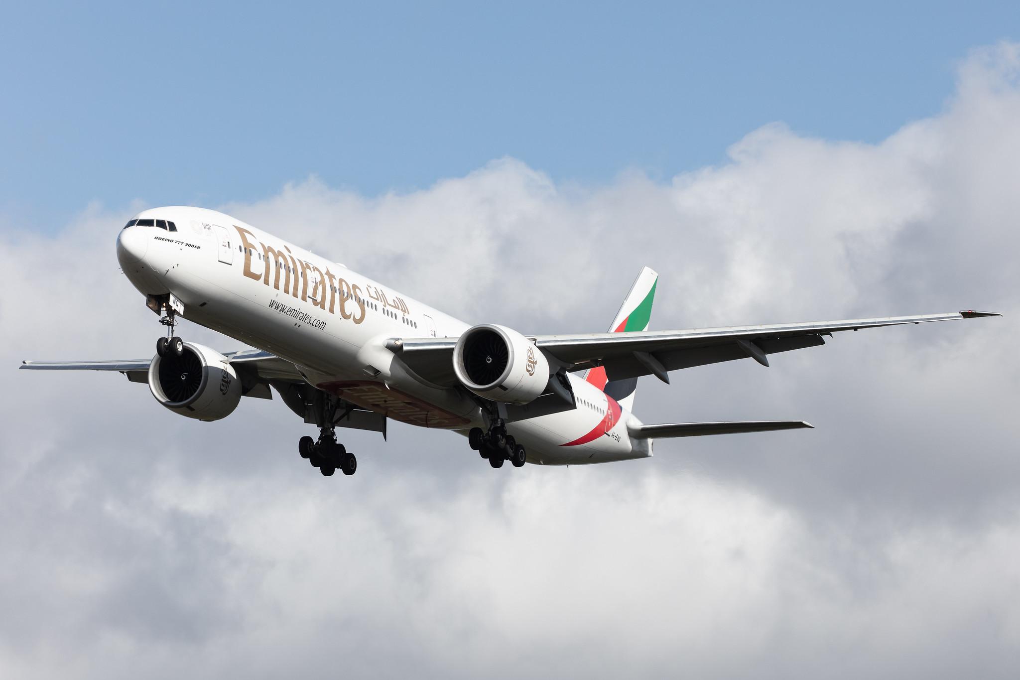 Frankfurt Airport: Emirates (EK / UAE) |  Boeing 777-31H(ER) B77W | A6-ENQ | MSN 41363