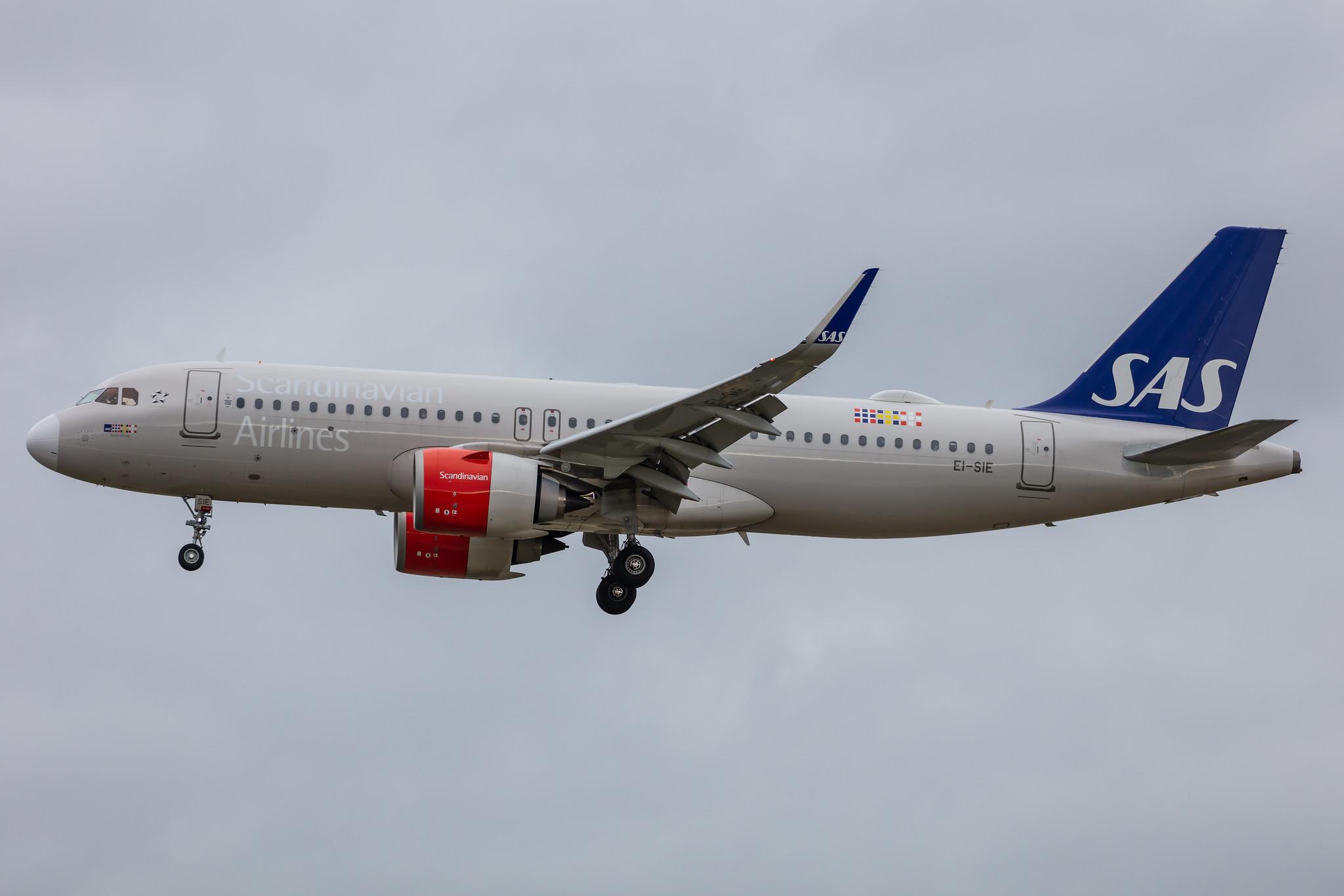 Frankfurt Airport: SAS (SK / SAS) | Operator: SAS Ireland |  Airbus A320-251N A20N | EI-SIE | MSN 8058