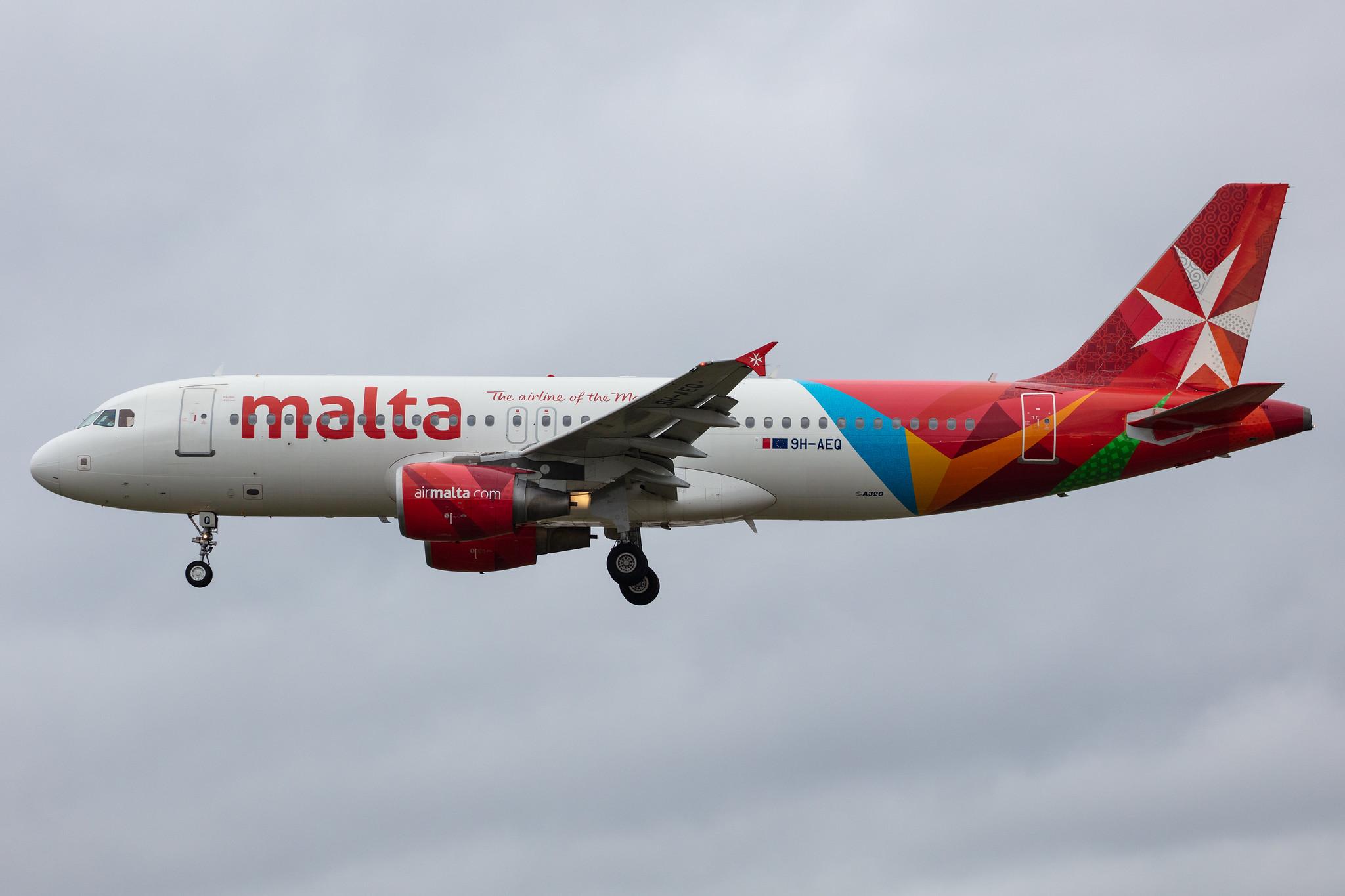 Frankfurt Airport: Air Malta (KM / AMC) |  Airbus A320-214 A320 | 9H-AEQ | MSN 3068