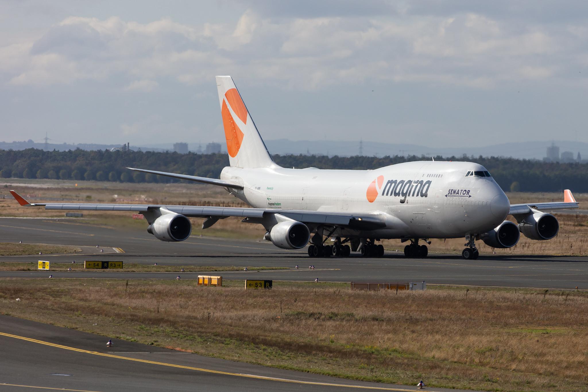 Frankfurt Airport: Magma Aviation (CC / ABD) | Operator: Air Atlanta Icelandic |  Boeing 747-4F6(BDSF) B744 | TF-AMN | MSN 27602