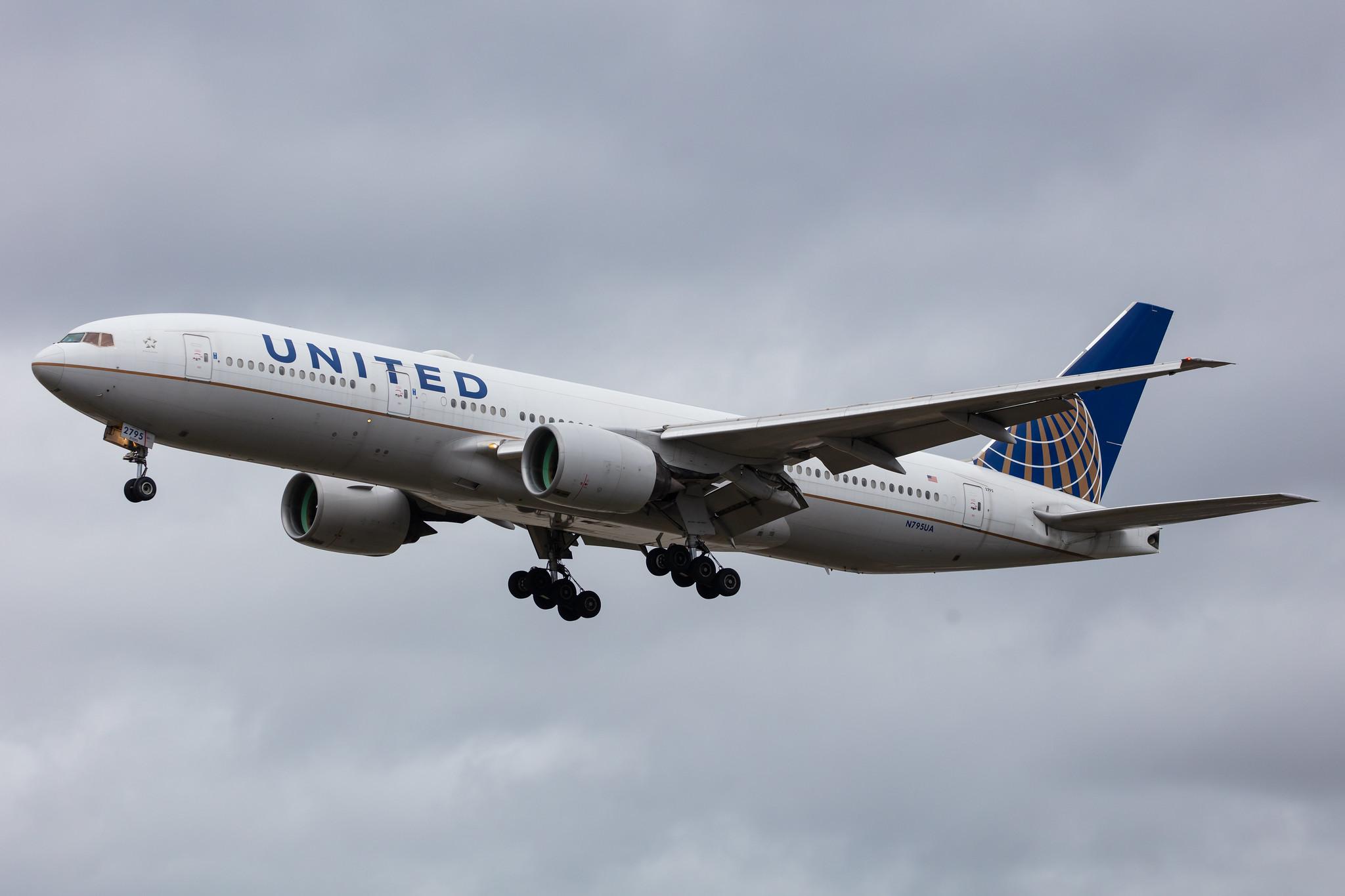 Frankfurt Airport: United Airlines (UA / UAL) |  Boeing 777-222(ER) B772 | N795UA | MSN 26927