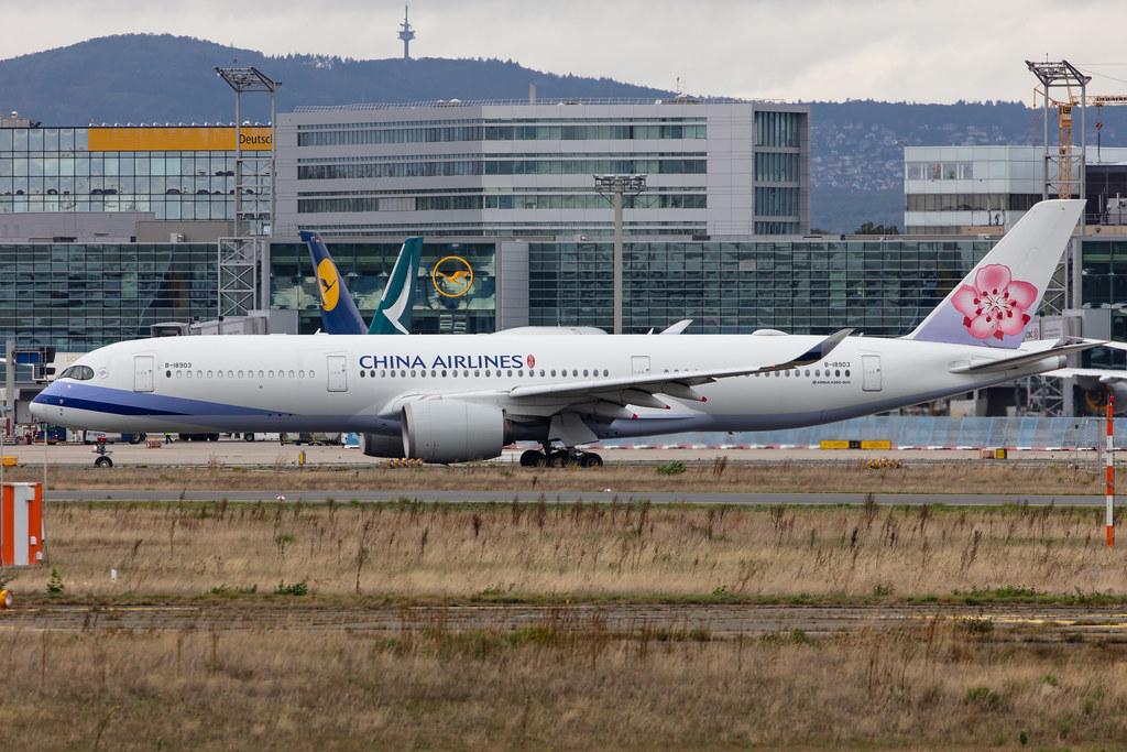 Frankfurt Airport: China Airlines (CI / CAL) |  Airbus A350-941 A359 | B-18903 | MSN 066