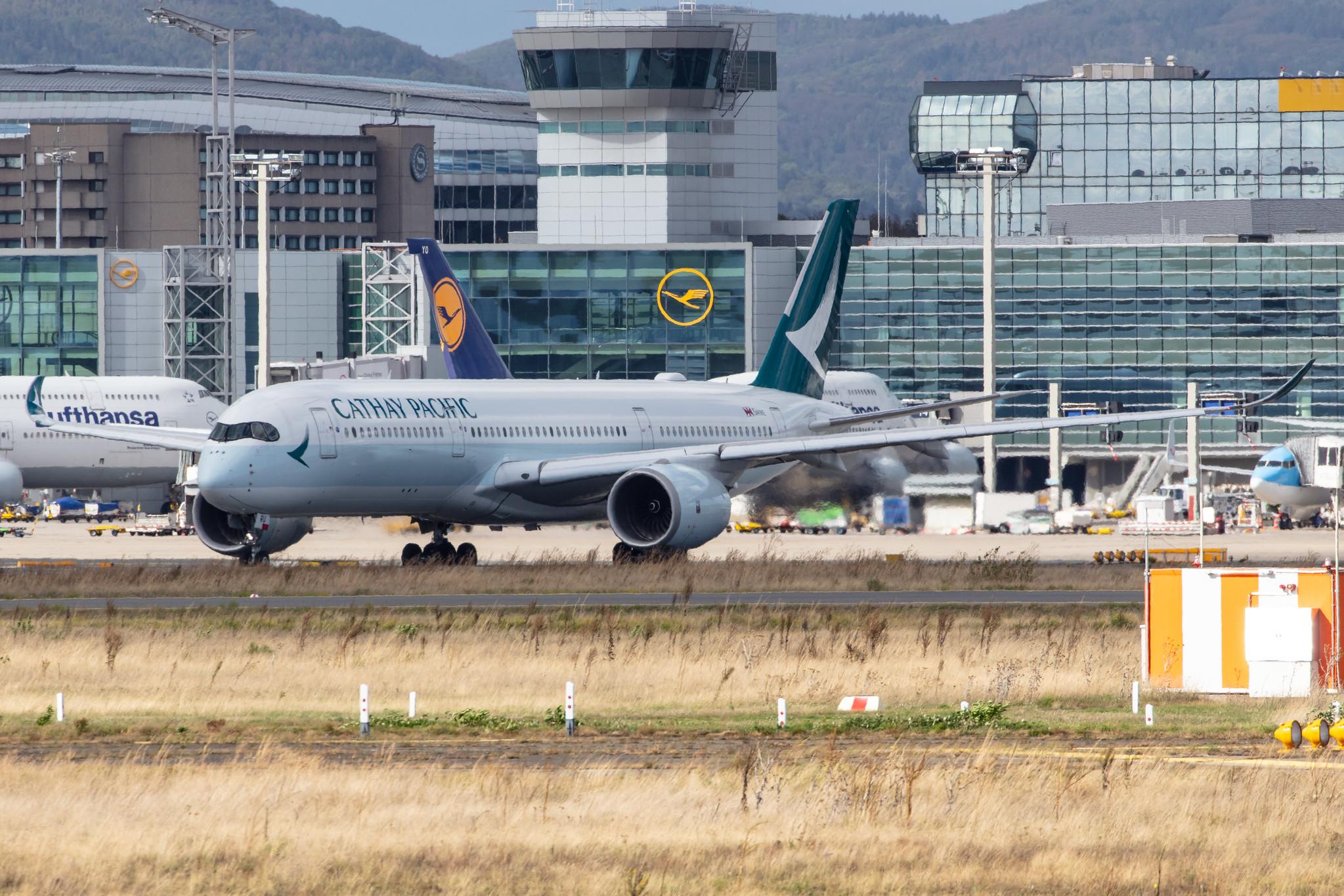 Frankfurt Airport: Cathay Pacific (CX / CPA) |  Airbus A350-941 A359 | B-LRU | MSN 148