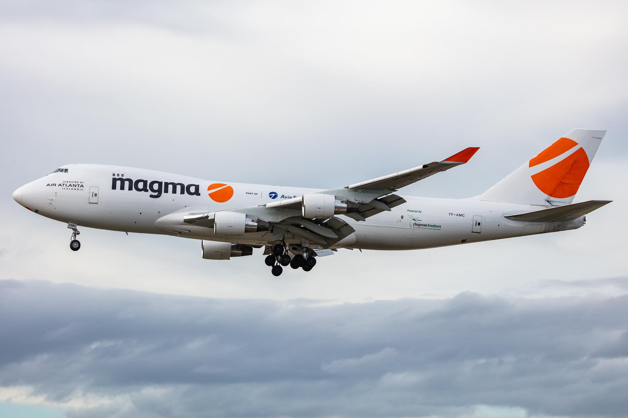 Frankfurt Airport: Magma Aviation (CC / ABD) | Operator: Air Atlanta Icelandic |  Boeing 747-412F B744 | TF-AMC | MSN 26563