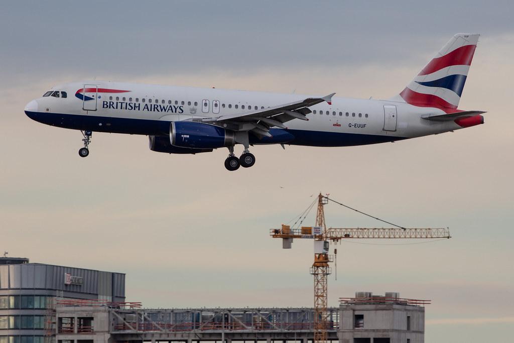 Frankfurt Airport: British Airways (BA / BAW) |  Airbus A320-232 A320 | G-EUUF | MSN 1806