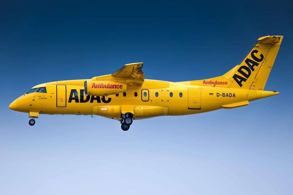 Frankfurt Airport: Aero-Dienst (/ ADN) |  Dornier 328-310 JET J328 | D-BADA | MSN 3224 (ADAC Ambulance)